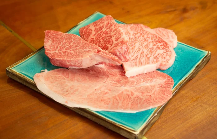 dinner06 氷見牛コース ステーキ・しゃぶしゃぶ